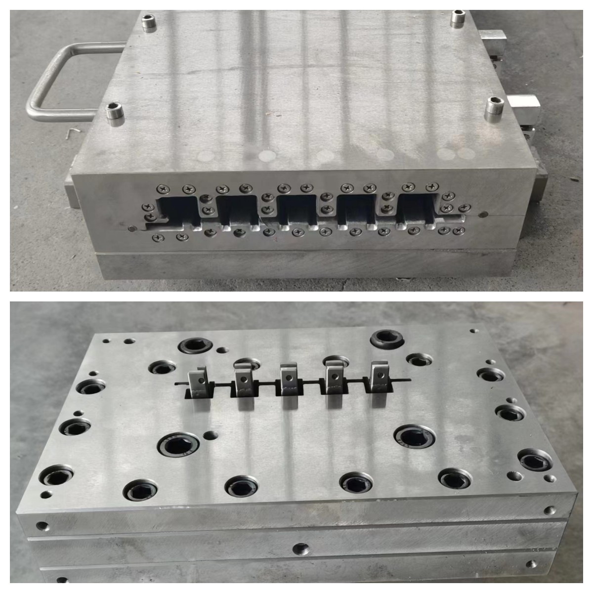 Fully coated co-extrusion mould